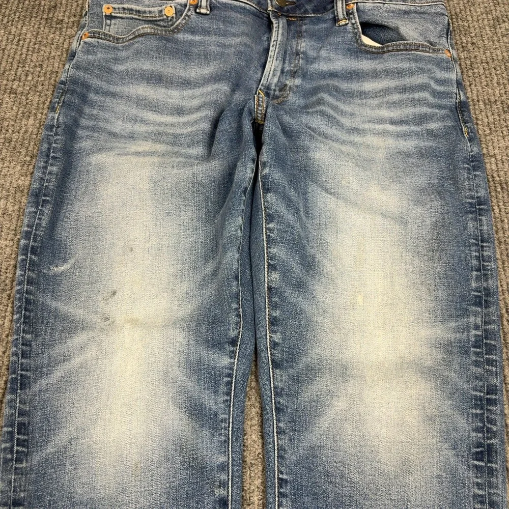 American Eagle Jeans Mens 33x30 Blue Airflex+ Stretch Medium Wash‎ Tapered Leg